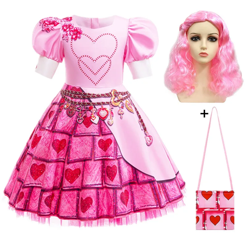 Костюм для косплея Bridget девочек красный костюм D-Descendants 4 детское маскировочное