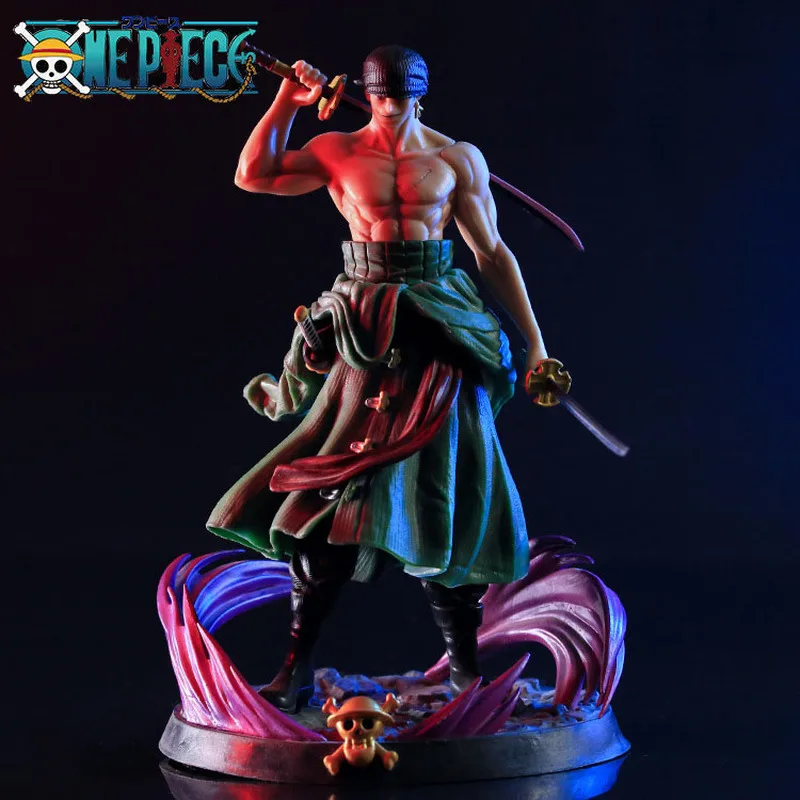 

One Piece Anime Figurine Roronoa Zoro Double Headed Pvc Model Action Figure Desktop Decorations Collection Toys Children's Gift