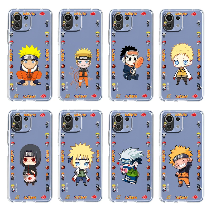 

Hot Anime Naruto Boy For Xiaomi Mi 12 12X 11Ultra 11i 11T 10 10T 9 9T Pro Lite 8 4G 5G Soft Transparent Phone Case Coque Capa
