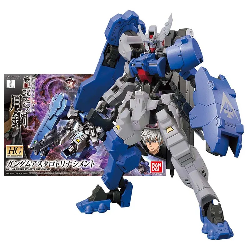 

Bandai Figure Gundam Model Kit Anime Figures HG Astaroth Rinascimento Mobile Suit Gunpla Action Figure Toys For Boys Gift