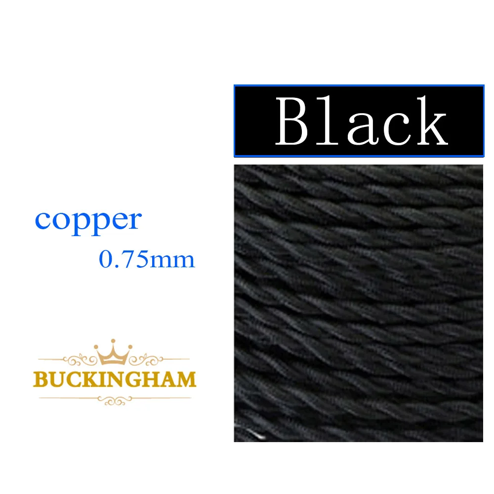 

2-жильный электрический провод, винтажный витой тканевый кабель, плетеный текстильный плетеный подвесной светильник, подвесной светильник, шнур 18 AWG, освещение «сделай сам»