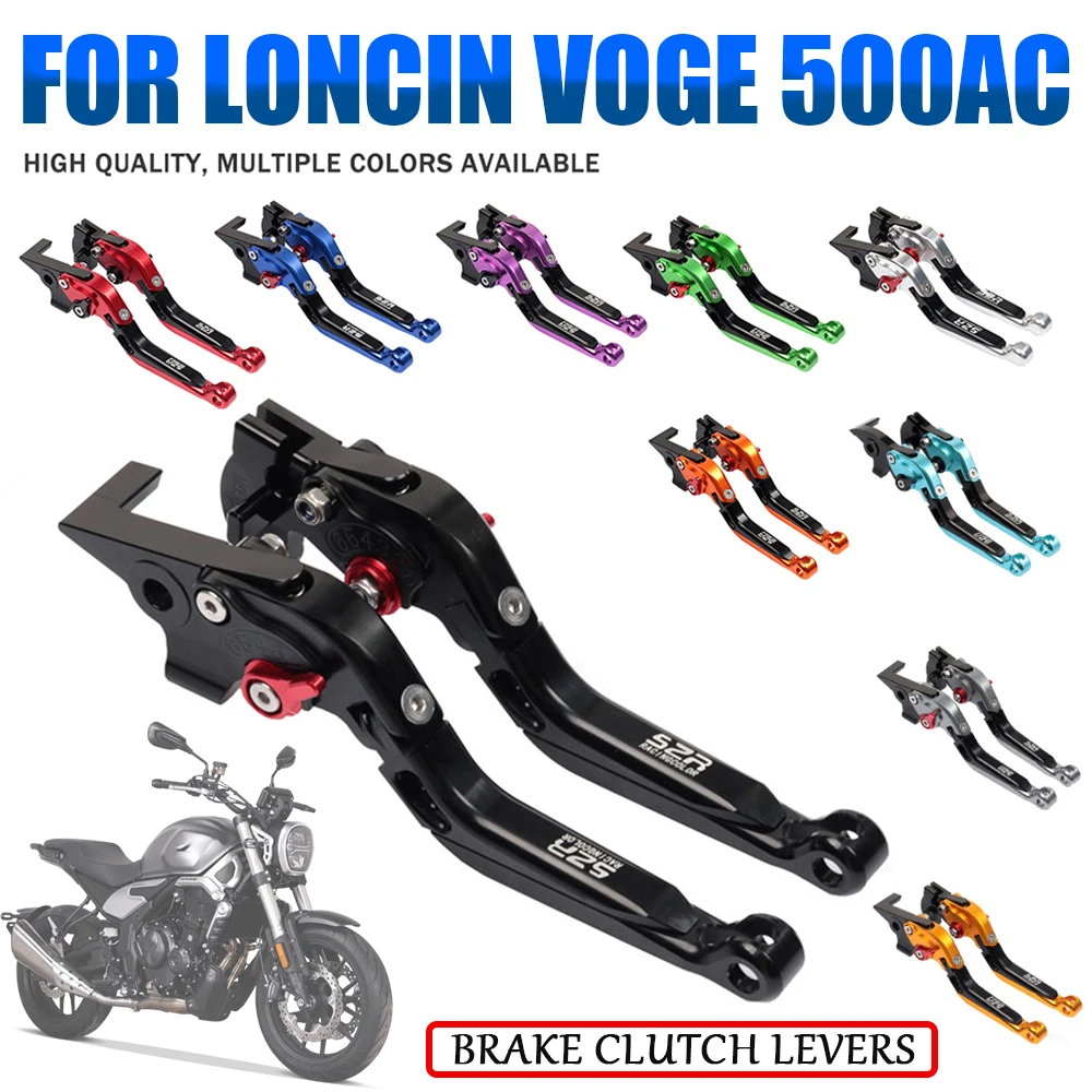 

For LONCIN VOGE Trofeo 500AC AC 500 AC AC500 Motorcycle Accessories Brake Clutch Levers Folding Extendable Hand Handle Levers