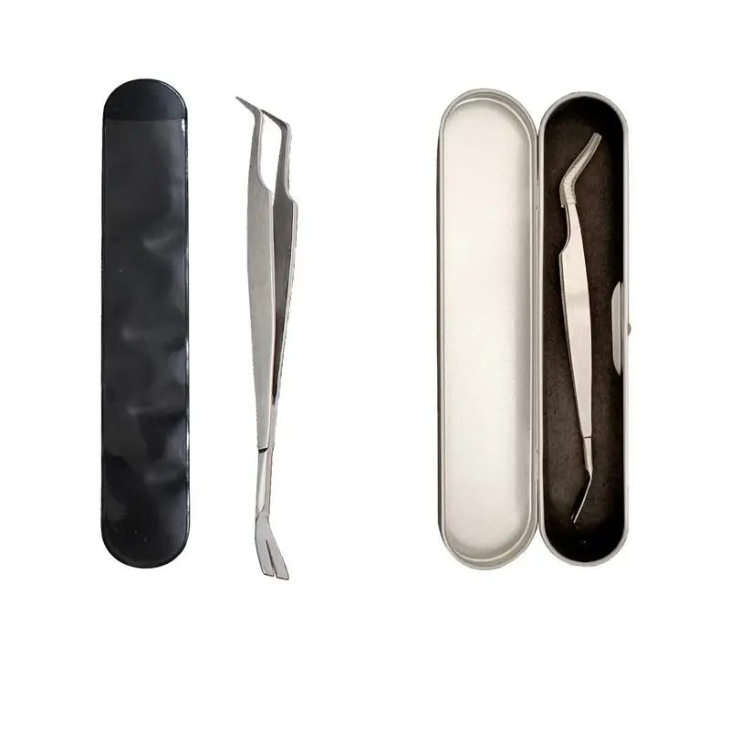 

2 in 1 Tick Remover Tool Stainless Steel Tick Remover Tweezers Professional Tick Removal Tweezers For Humans & Pets Flea Supply