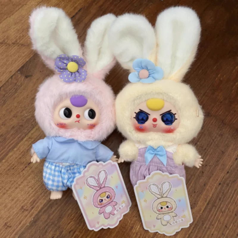 Подлинная новая детская трехлетняя серия макарон маленький кролик плюшевая