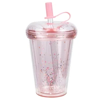 glitter travel star water cup iced coffee cups with lids smoothie cup iced coffee cups reusable cups for outdoor girl travel