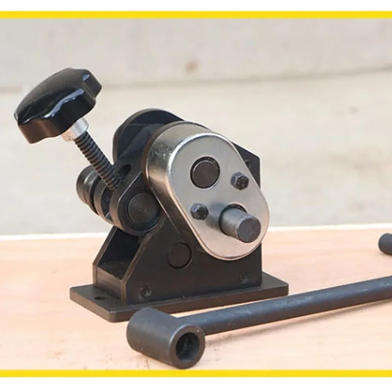 

PR-3 Manual Rolling Machine Three Roll Gear Drive Bending Tools Stainless Steel Plate Metal Small Hand-Cranking Pipe Bender 32MM