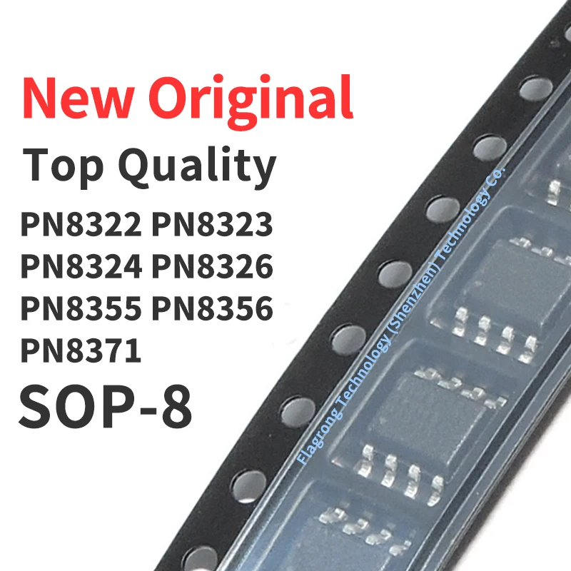 10 шт., новые оригинальные микросхемы PN8322 PN8323 PN8324 PN8326 PN8355 PN8356 PN8371 SOP-8