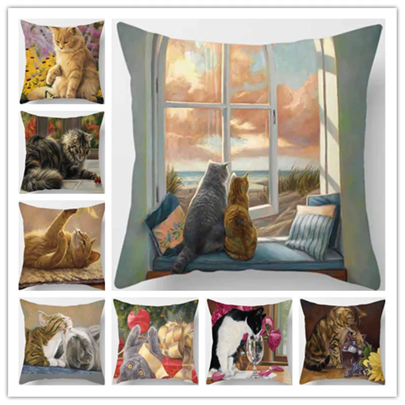 

Задняя крышка с изображением милого кота