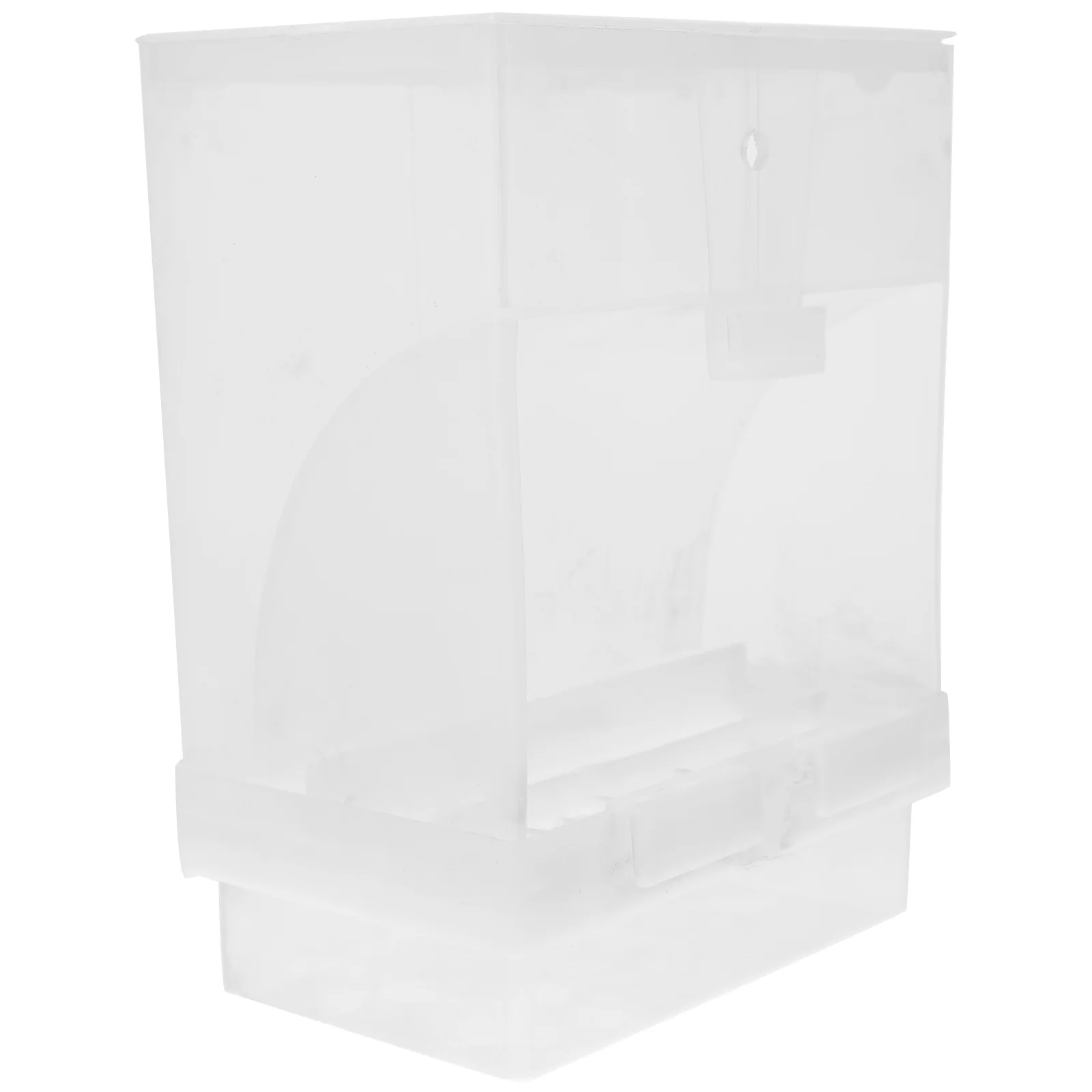 

Bird Feeder Cage Parrot Box Container Feedingbirds Hanging Transparent Clear Pigeon Pet Breeding Accessory Water Cup Dispenser