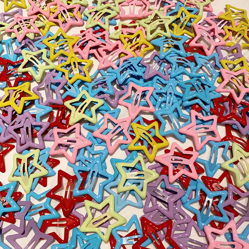 T2K заколки для волос с допамином пятиконечная звезда BB-зажим маленькая челка