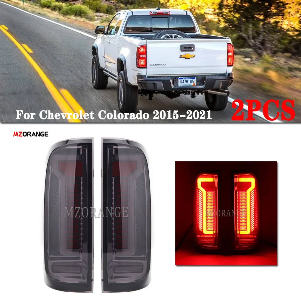 

Tail Brake Light For Chevrolet Colorado 2015-2021Rear Driving Reverse Signal Parking Warning Reflector Fog Lamp 2PCS