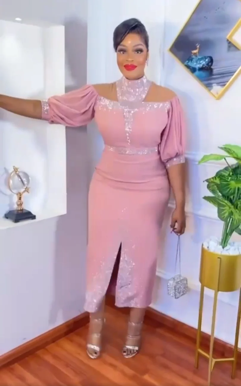 

Plus Size African Party Dresses for Women 2022 New Fashion Dashiki Ankara Wedding Gowns Elegant Muslim Kaftan Maxi Dress