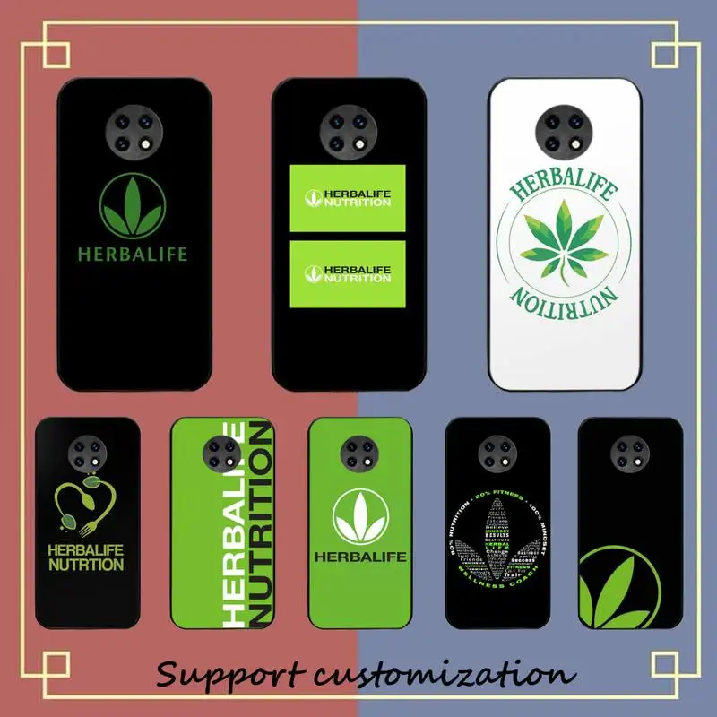 

Black H-Herbalife green Phone Case for Redmi 5 6 7 8 9 A 5plus K20 4X S2 GO 6 K30 pro