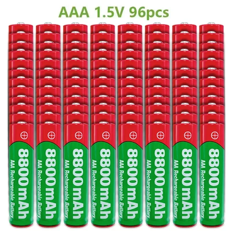 

Free Shipping RechargeableBattery2023NEW AAA Battery 1.5V AAA8800MAH Suitable for Computerclocksradiovideogames Digitalcameras