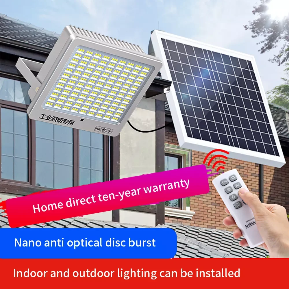 

NEW2023 Solar Outdoor Garden Light Illuminator High Brightness Waterproof Indoor And Outdoor Induction Household Led Solar Flood