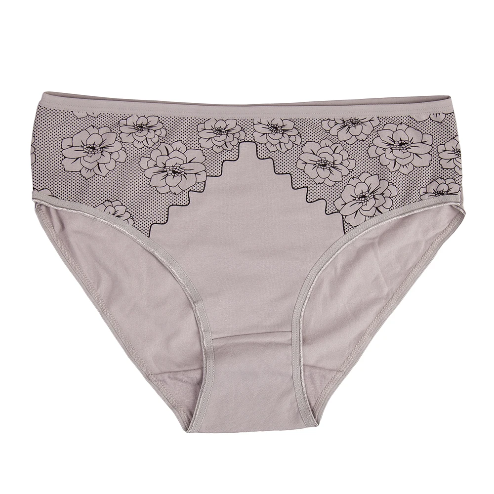 FUNCILAC Women's cotton briefs sexy print panties Fashion breathable lingerie mid-rise women's underwear intimates  6 pcs/lot
