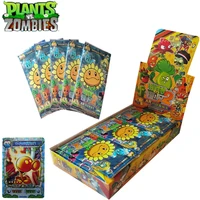 new plants vs zombies cards full classic deluxe edition flash cards ar battle childrens collection cards childrens gifts toys