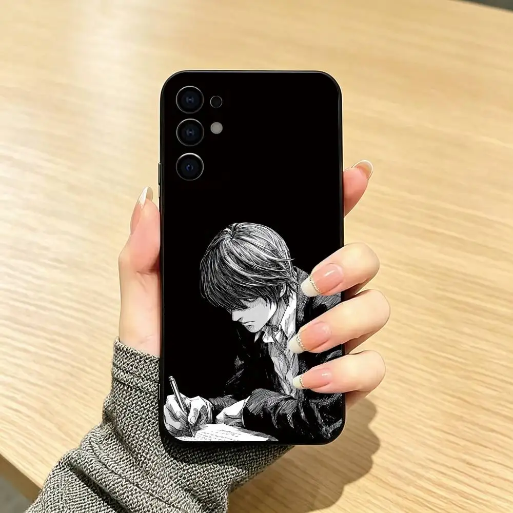 Фото Чехол для телефона Death Note Light Yagami для Samsung S25, S24, S21, S22, S23, S30, Ultra, S20, Plus, FE, мягкий силиконовый, черный №5