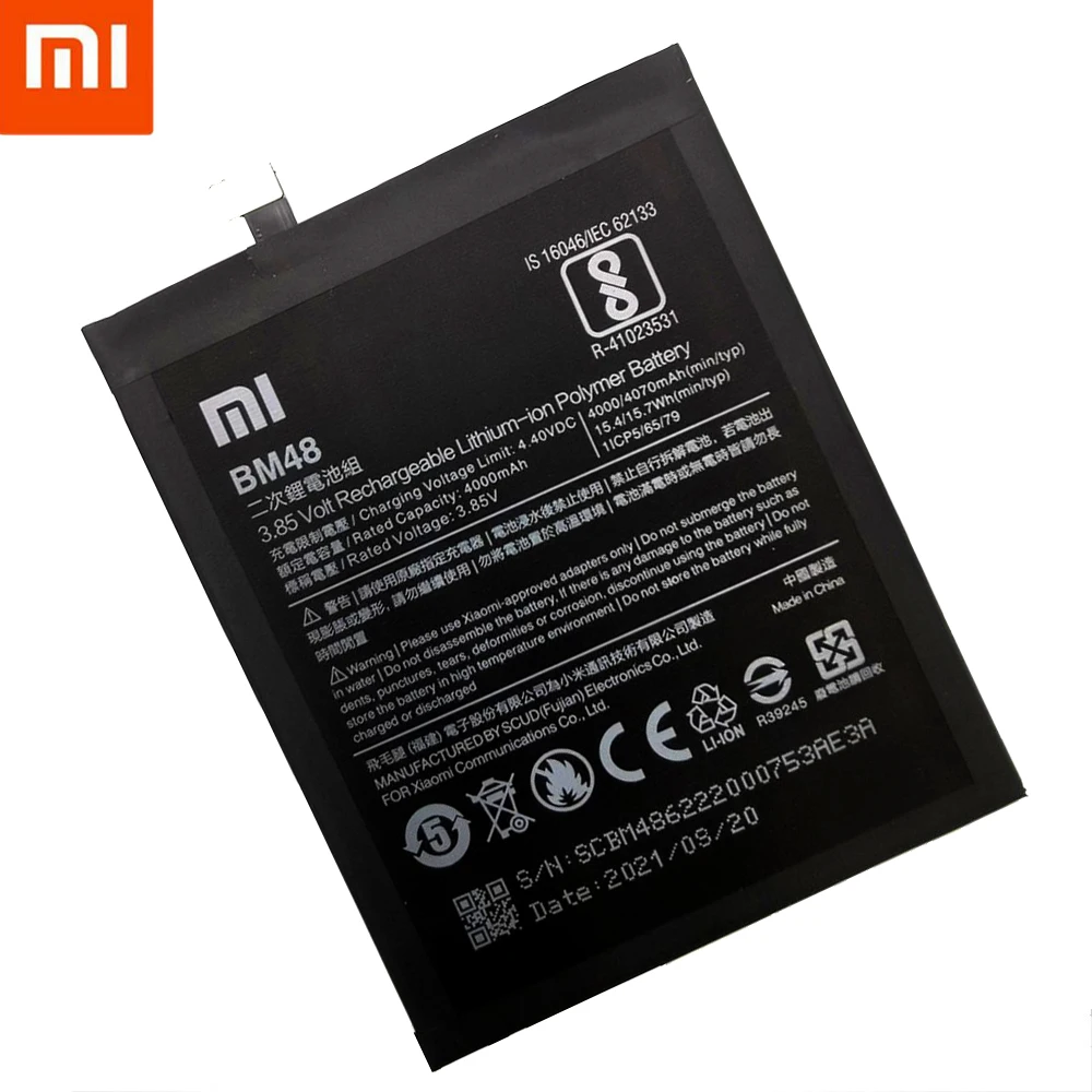 original phone battery for mi note2 battery xiaomi mi note 2 bm48 batteries bateria for xiaomi note2 gift tools stickers free global shipping