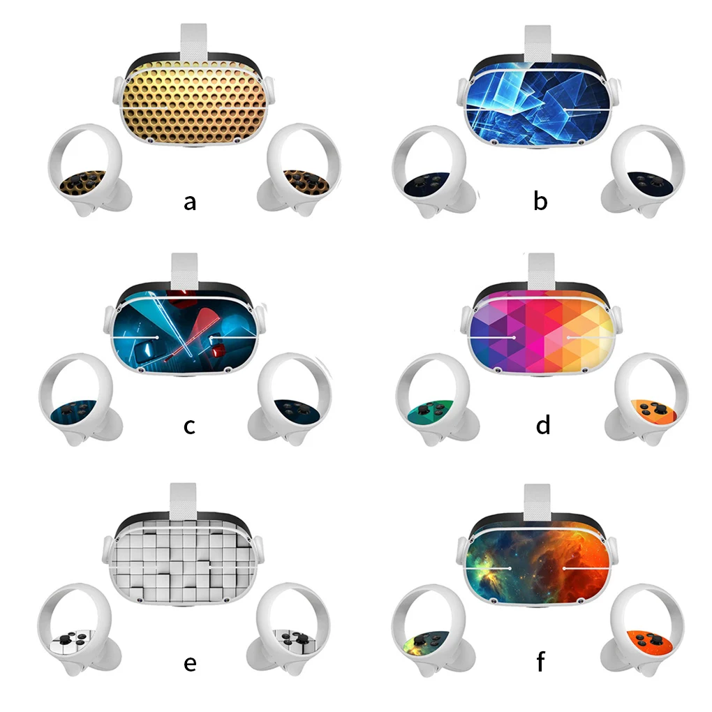 

Новая наклейка для Oculus Quest 2 VR гарнитура контроллер ПВХ наклейки милый мультяшный чехол для Oculus Quest 2 аксессуары