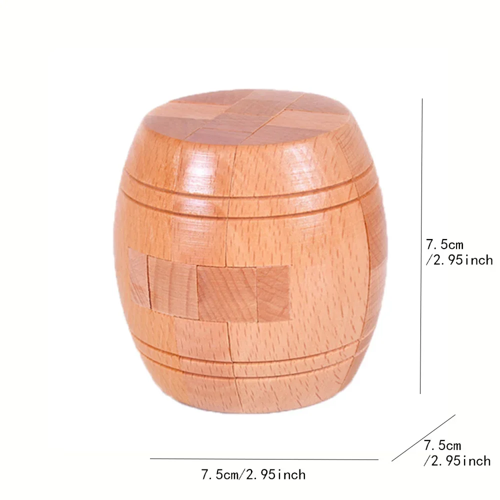 IQ головоломка Kong Ming замок Lu Ban Lock 3D деревянные блокирующие заусенцы игра игрушка