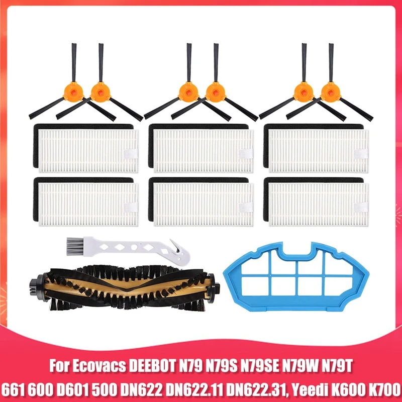 

Accessories Kit For Ecovacs DEEBOT N79 N79S N79W N79T N79SE DN622 500 Robot Vacuum Cleaner Replacement Parts