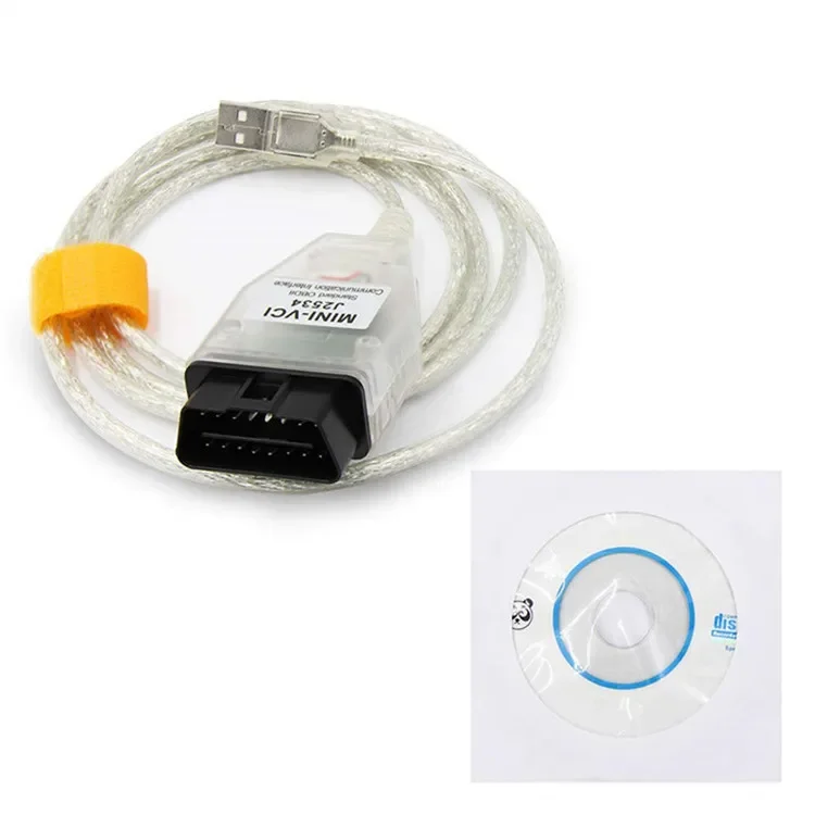 Фото Мини vci для Toyota TIS Techstream V16.20.023 minivci FTDI для J2534 автоматический сканер OBD OBD2 автомобильный диагностический кабель MINI-VCI кабель №4