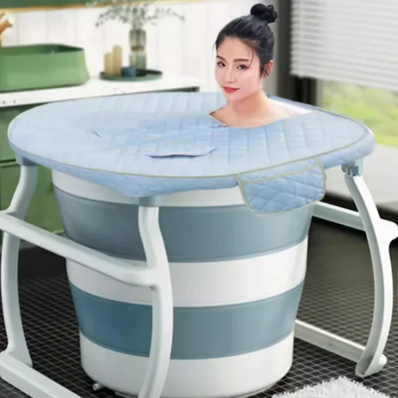 Пластиковая комнатная ванна для взрослых Минималистичная Складная Мужская