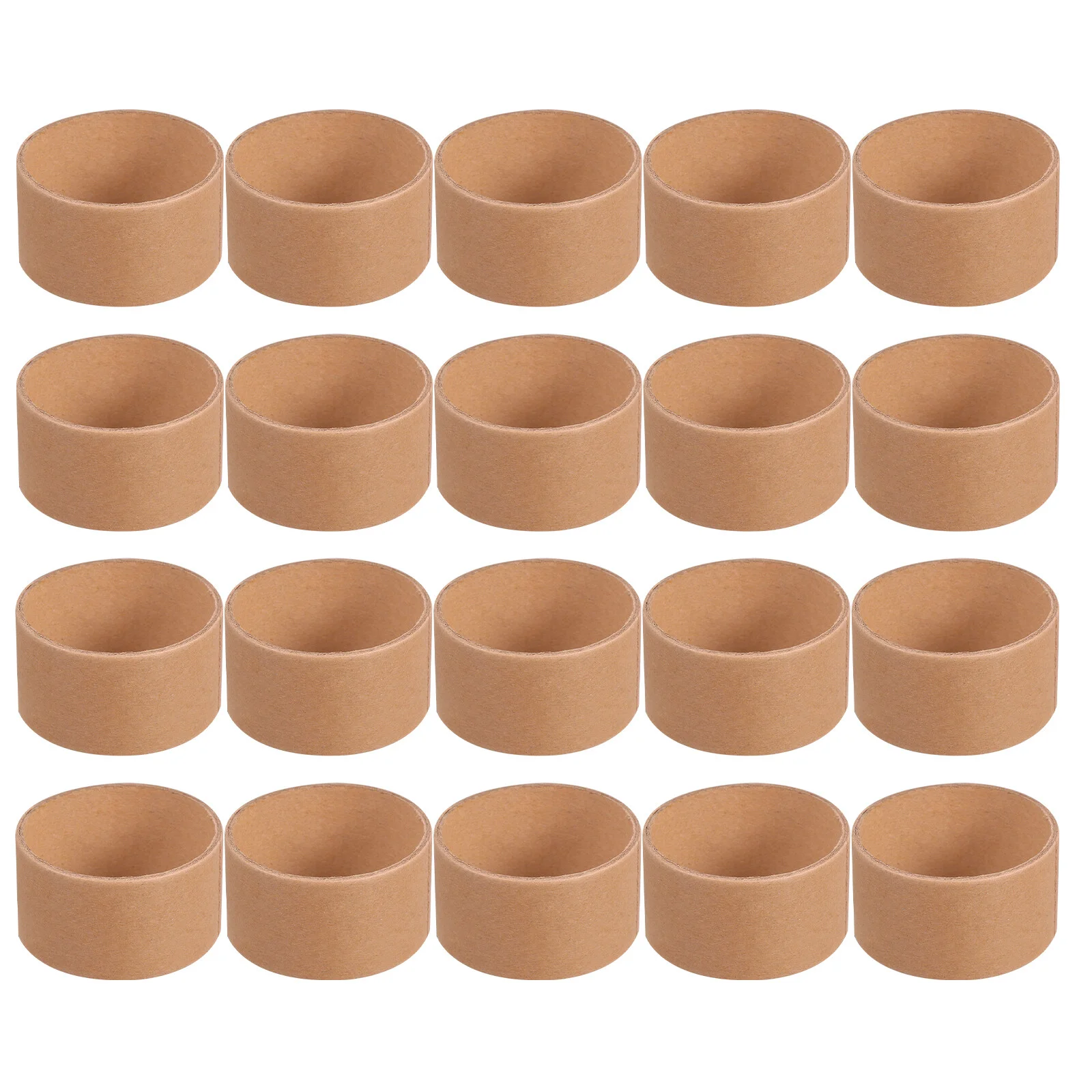 

20 Pcs White Paper Core DIY Craft Rolls Toddler Crafts Round Cardboard Tubes Toy Kids
