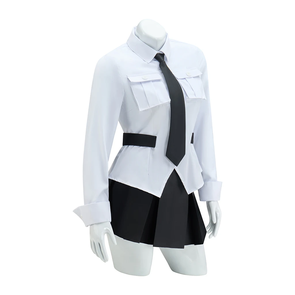 Костюм для косплея Game Skullgirls Filia женский черный белый цвет комплект униформы Jk