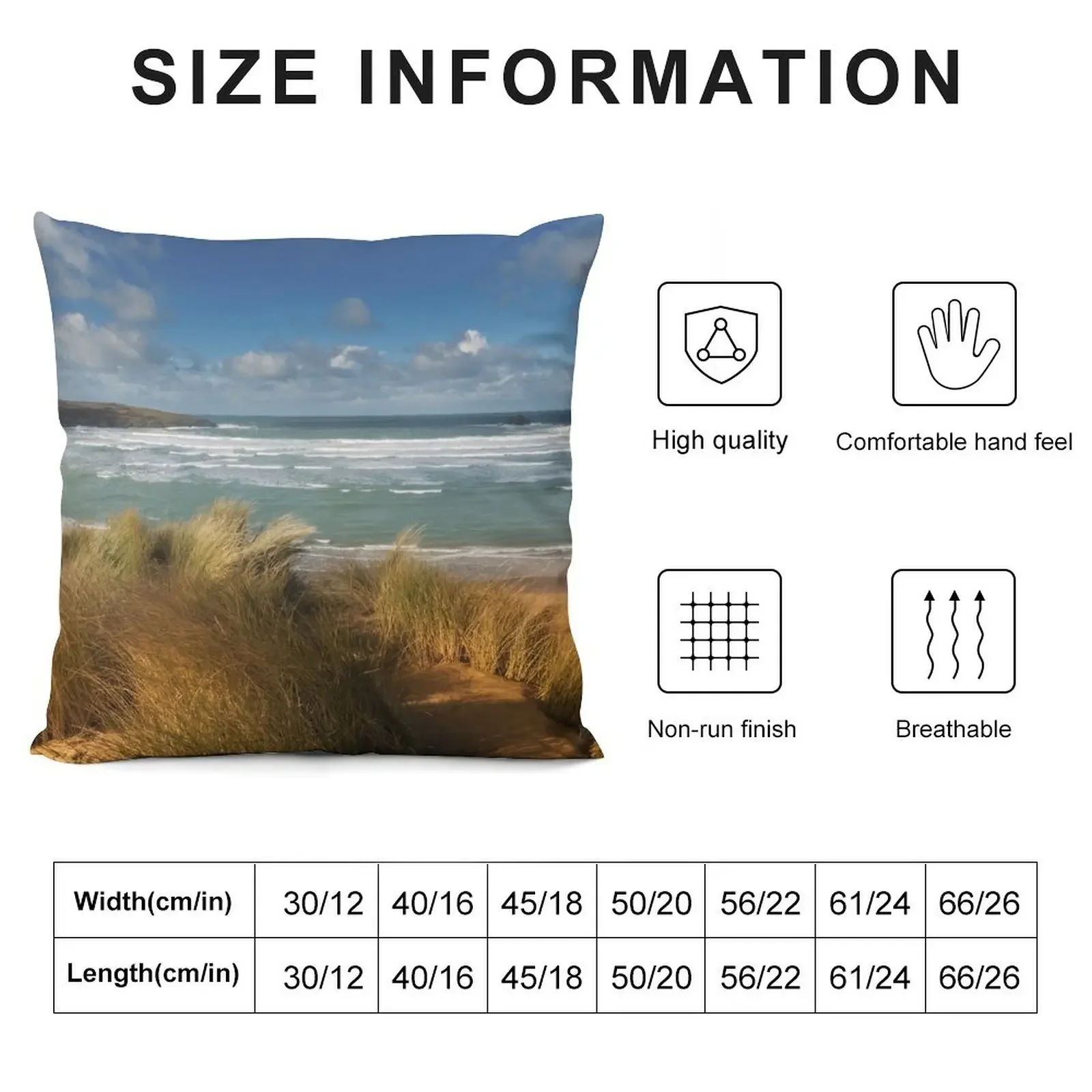 Подушка Crantock Bay Cornwall декоративная подушка для дивана