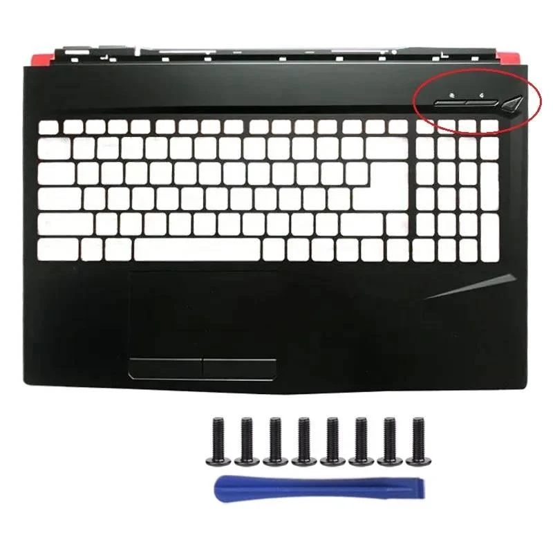 Фото Новый верхний корпус для ноутбуков MSI GL63 GP63 MS-16P4 16P5 16P6 16P7 16P8, подставка для рук, нижняя крышка, петли, аксессуары для ноутбуков, замена №2