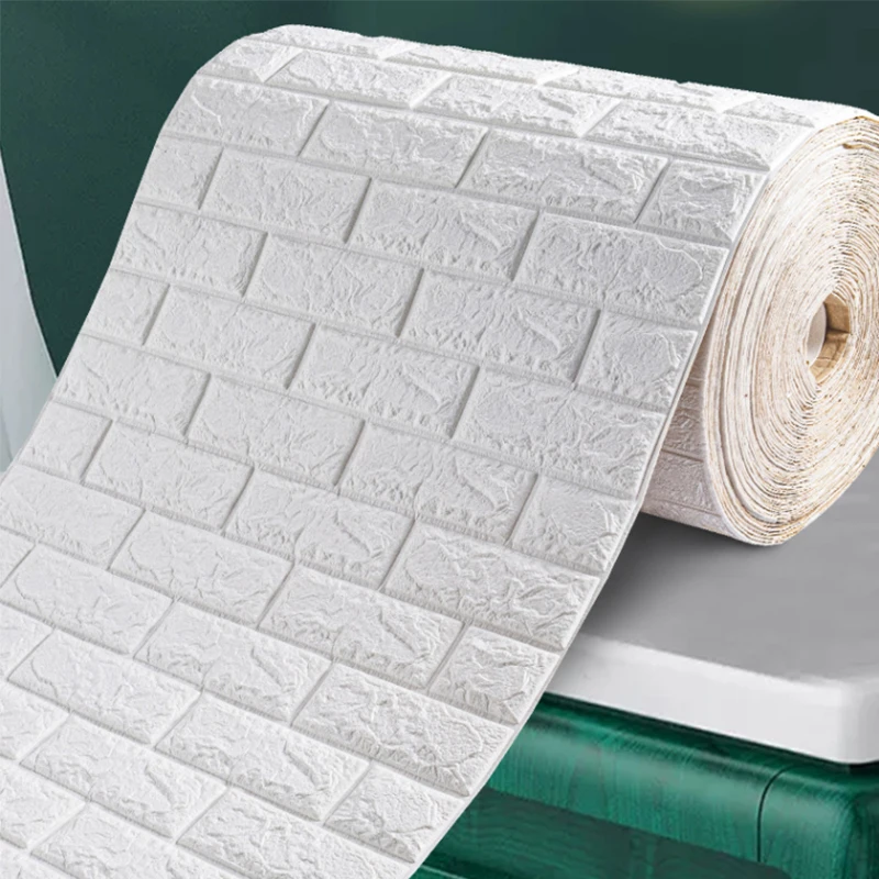 

3D-наклейки на стену «сделай сам», имитация кирпича, украшение для спальни, водонепроницаемые самоклеящиеся обои для гостиной, кухни