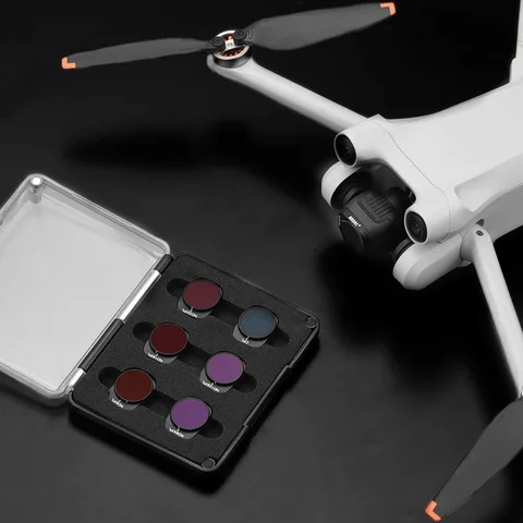 Набор фильтров для DJI Mini 3 UV CPL ND светильник сокращение NDPL фильтры для объектива Рамка из алюминиевого сплава для DJI Mini 3 Pro Аксессуары для дрона