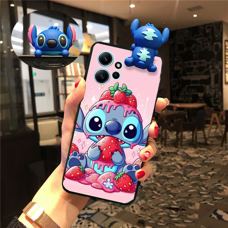 Милый чехол из ТПУ с 3D стежком для Vivo Y17S Y33 Y21 Y55 Y77 Y30 V20 V25 Y27S Y7S Y9S Y21S Y51S Y53S V29 V27 V23 S1 V30