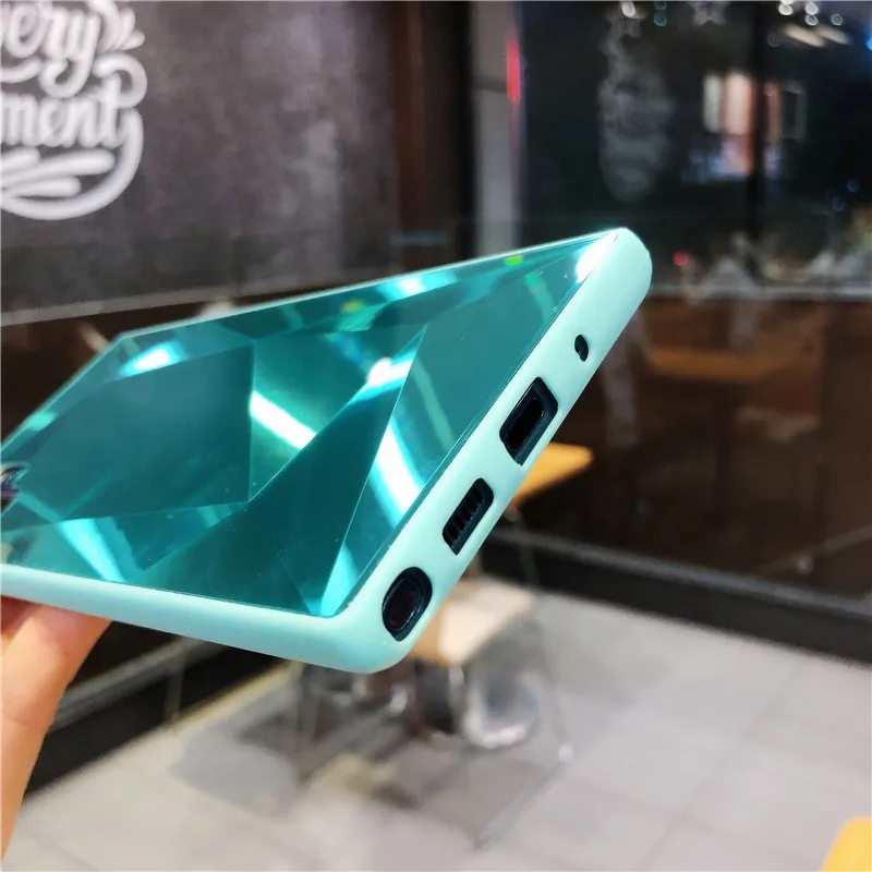 3D Prism Mirror Phone Case For Samsung Galaxy S22 S21 S20 FE Note 20 Ultra 10 S10 Plus A52 A72 A32 A42 A12 A51 A71 Back Cover