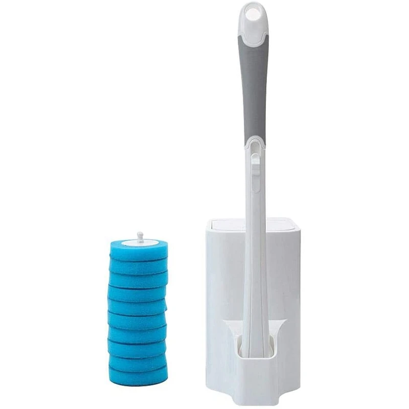 

Toilet Cleaning Stick Disposable Toilet Brush and Holder,with Cleaning Replacement Cores,for Bathroom Toilet Cleaning