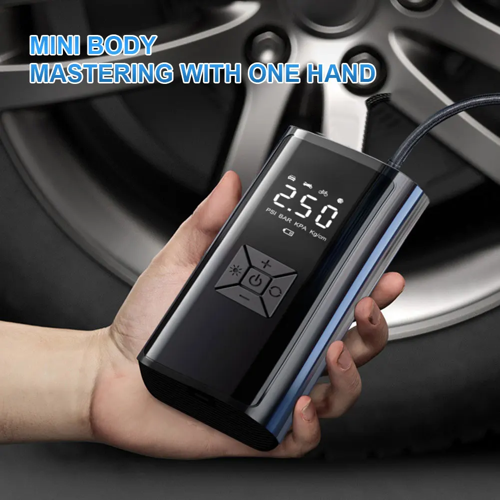 12v 150psi Electric Wireless Car Air Pump Tire Inflator Pump For Motorcycle Bicycle Car Ball