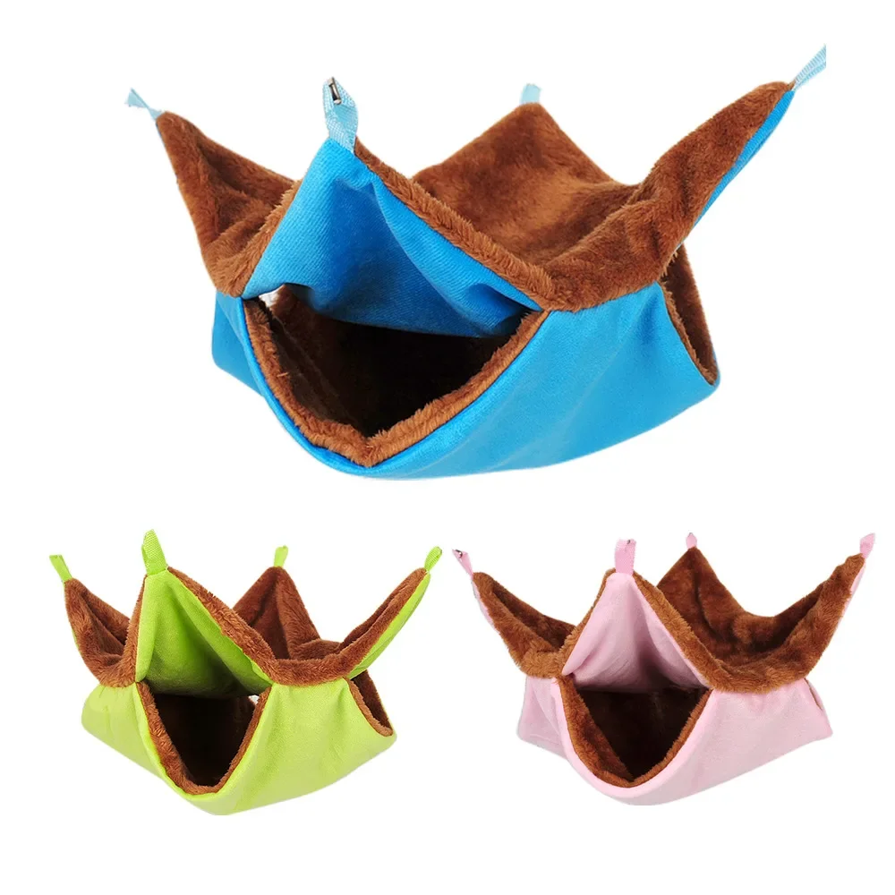 Honeybird flying squirrel warm double-layer mezzanine hammock small pet hanging sleeping supplies hamst