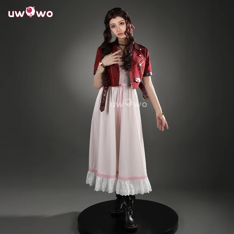 Костюм для косплея из серии UWOWO Collab: Finall Fantasyy 7 rewearh FF- Aerithh