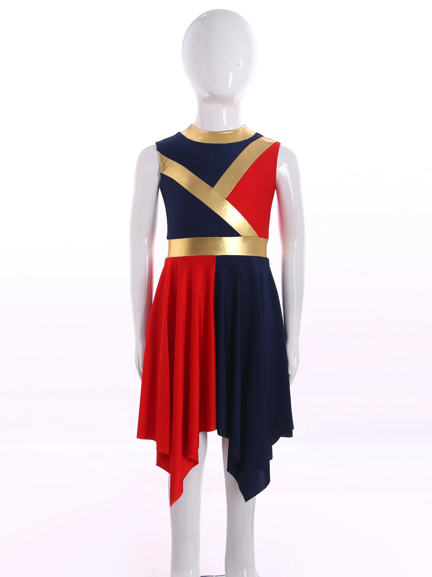 Детский современный лирический танцевальный костюм для девочек церковный хор