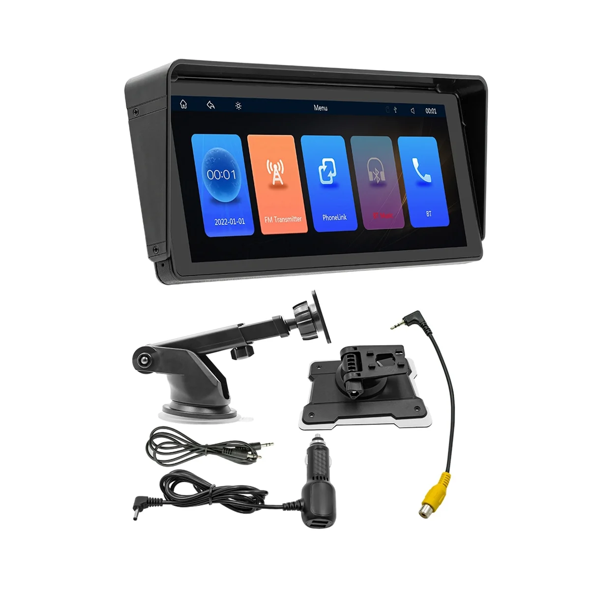 10 26 дюймовый автомобильный сенсорный экран беспроводной CarPlay Android портативный