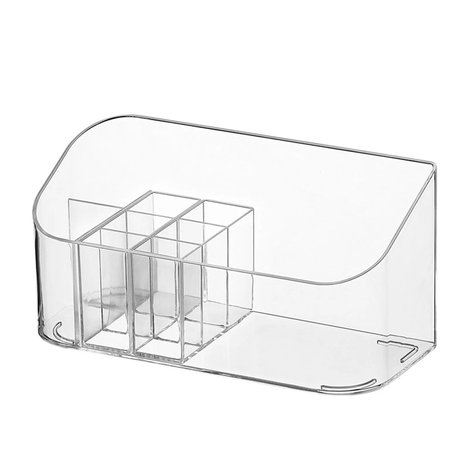

Cosmetic Organizer Adjustable Storage Box with Divider for Bedroom Kitchen Bathroom