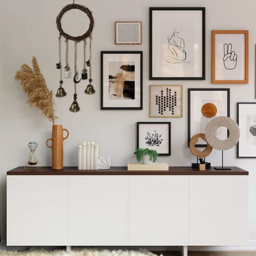 Ручная работа ротанговый Ловец снов с колокольчиком уличный декор для сада