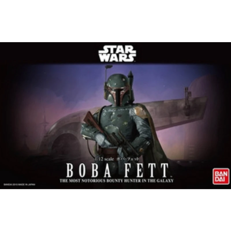

Bandai genuine Star Wars size 1/12 Boba Fett-2700 assembled model limited collection birthday gift