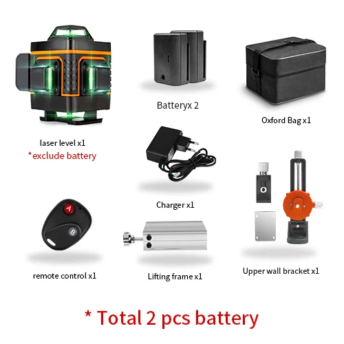 

HILDA Лазерный уровень 16 линий зеленый