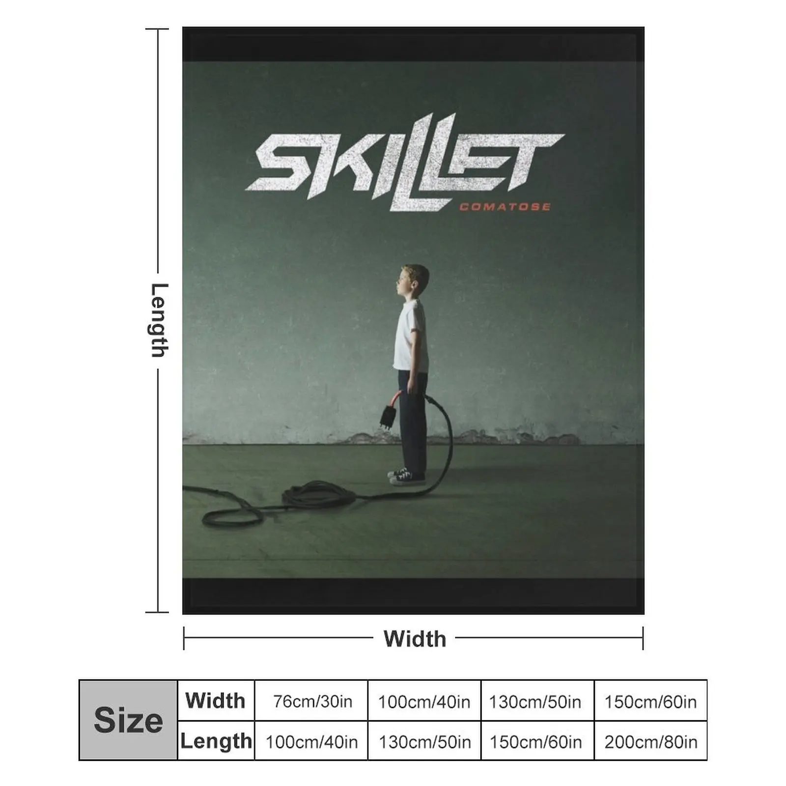 Одеяло Skillet Comatose 2 пушистое утяжеленное забавный подарок для детских одеял