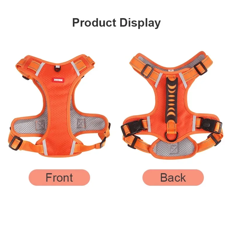 

Dog Harness with big Handle for Small Mudiem Large Dogs Outdoor No Pull Reflective Adjustable Soft Padded Front Range Pet Vest