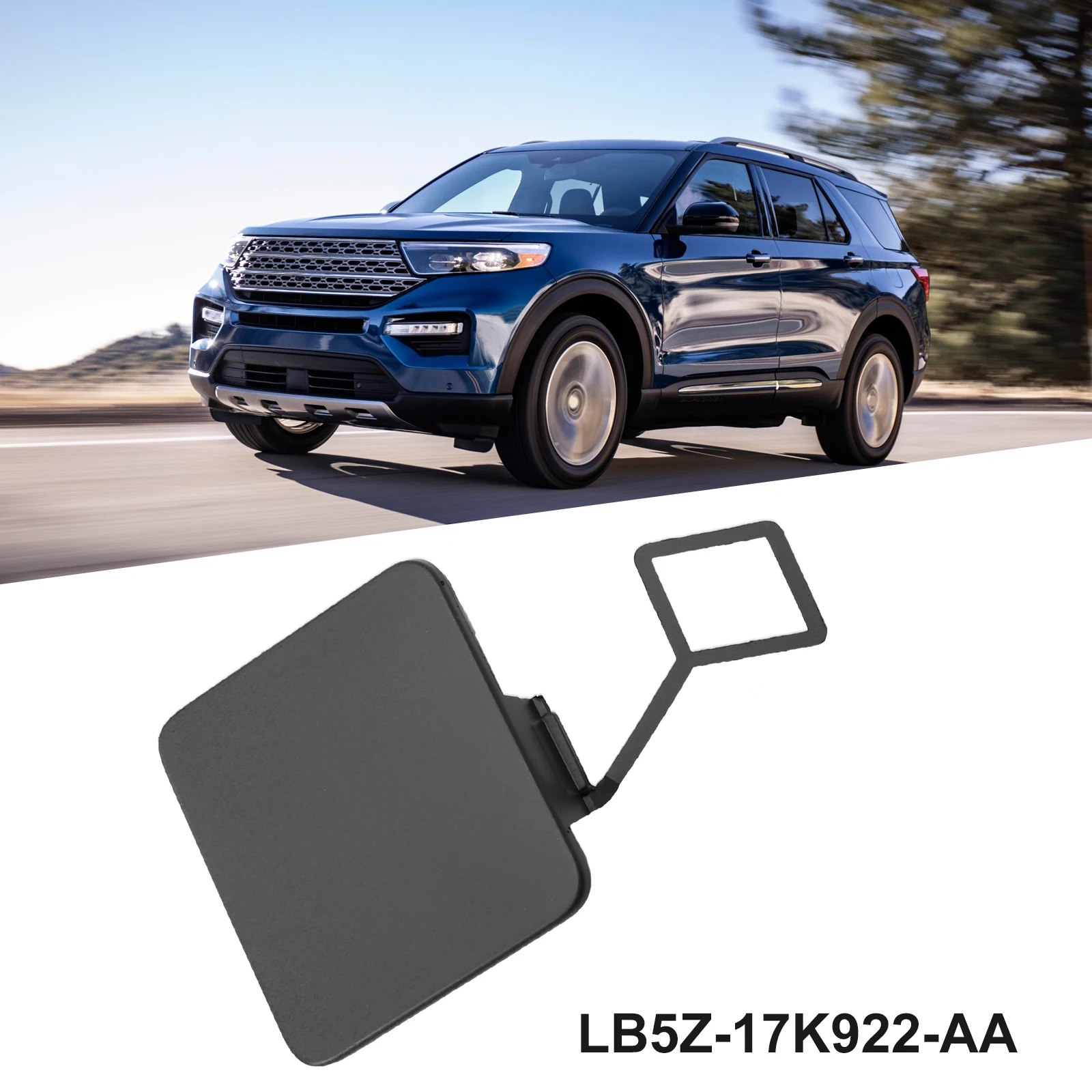 1 шт. автомобильный задний фаркоп нижняя крышка для Ford Explorer 2020-2023 OEM номер LB5Z-17K922-AA