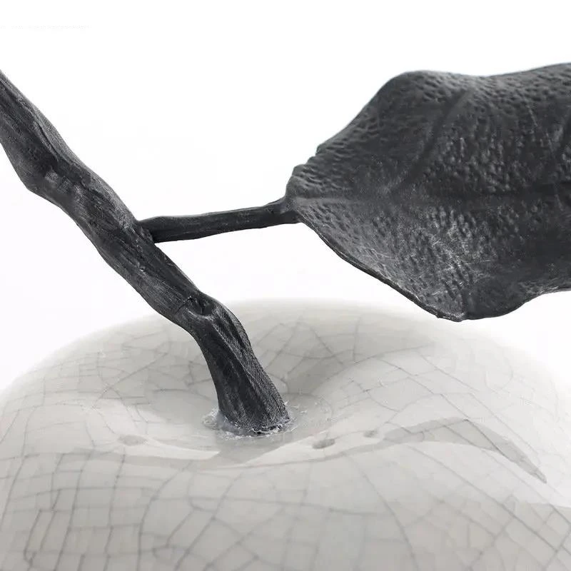 Керамические украшения потрескавшаяся текстура скульптура груши украшение